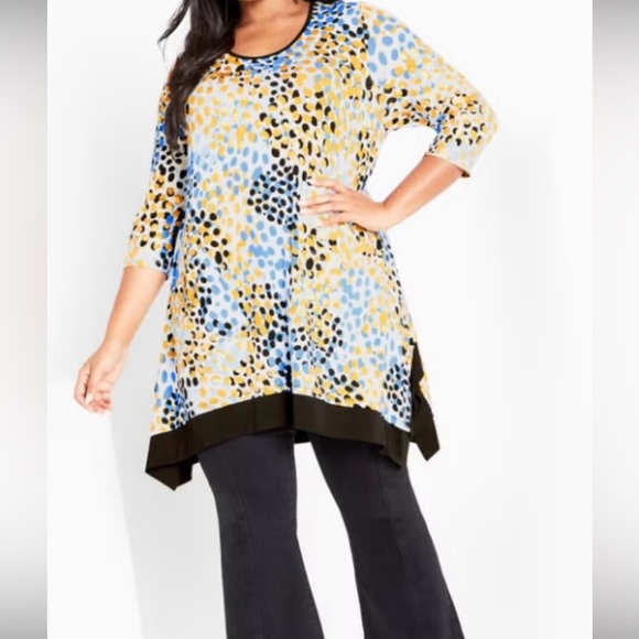 Women's Multicolor Patterned Top - Picture 2 of 6